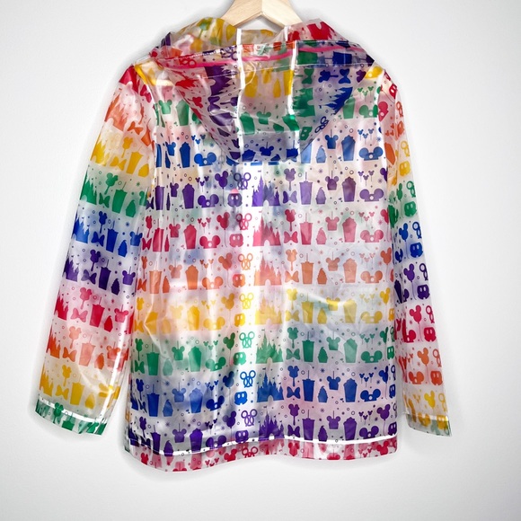 Disney’s Rainbow Mickey and Snacks Clear Raincoat - Picture 5 of 14